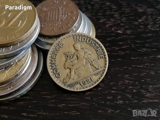 Mонета - Франция - 1 франк | 1921г., снимка 2 - Нумизматика и бонистика - 30457285