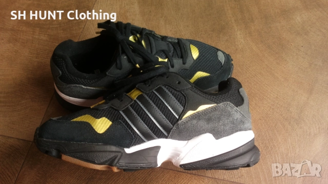 Adidas Yung-96 J Black Gray Gold Размер EUR 38 / UK 5 дамски детски маратонки 174-14-S, снимка 7 - Детски маратонки - 52652184