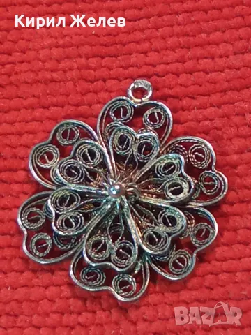СТАРИНЕН РАЗКОШЕН ФЛОРАЛЕН ФИЛИГРАНЕН СРЕБЪРЕН МЕДАЛЬОН СРЕБРО ВИСОКА ПРОБА МАЙСТОРСКА РАБОТА 48344, снимка 10 - Антикварни и старинни предмети - 49122521