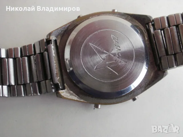 Булетроник Buletronic български мъжки дигитален LCD часовник, снимка 8 - Мъжки - 48695726