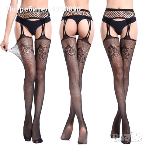 Еротично бельо Чорапогащник с интимен отвор - Код С-6062