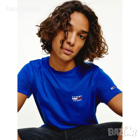 TOMMY JEANS Organic Cotton - страхотна мъжка тениска КАТО НОВА Л