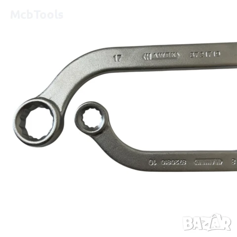Комплект извити С-образни ключове лула HAWEK, снимка 5 - Ключове - 51293546