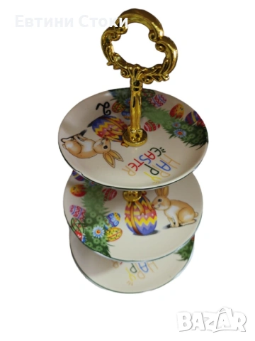 Великденско тройно плато „Зайче и яйце“, снимка 9 - Други - 54059051