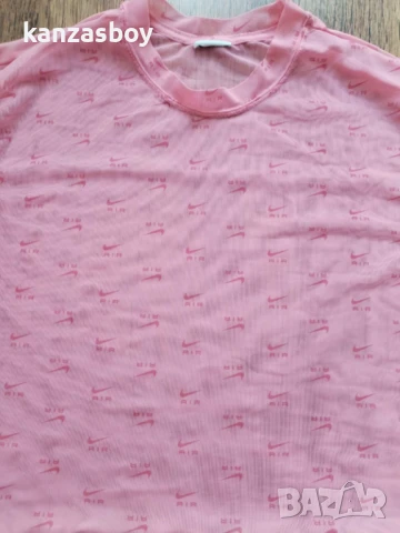 Nike - мрежеста дамска тениска Л, снимка 3 - Тениски - 51159141