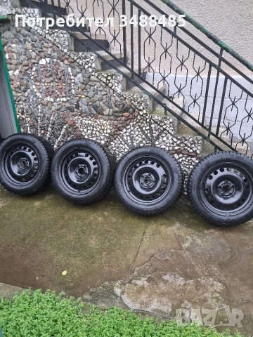 Зимни гуми с джанти , снимка 3 - Гуми и джанти - 53058243