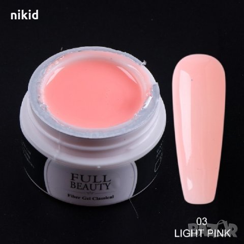 Full Beauty кутия 15 мл Изграждащ Полигел Polygel Поли за изграждане на нокти маникюр UV led  гел, снимка 4 - Продукти за маникюр - 29947186
