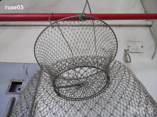 Живарник сгъваем метален рибарски нов, снимка 4 - Екипировка - 50422091