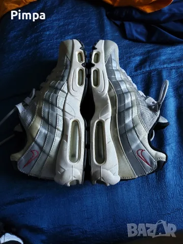 Nike air max 95 silver bullet маратонки , снимка 5 - Маратонки - 55704634