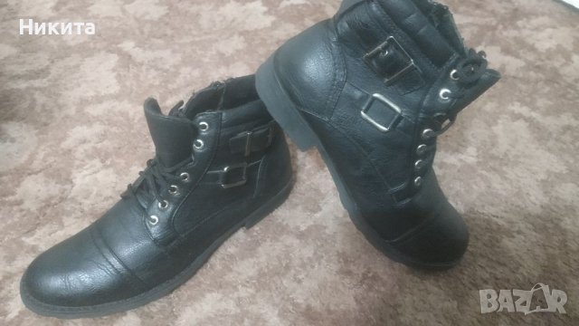 Bronco-нови кожени боти 45 номер, снимка 3 - Мъжки боти - 38580734