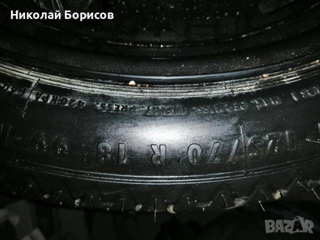 Патерица резервна гума Continental  свалена е от Тигуан 1.6 2017г , снимка 3 - Аксесоари и консумативи - 52550585