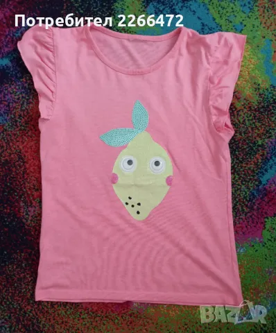 Лот детски блузи с къс ръкав, снимка 2 - Детски Блузи и туники - 47361541