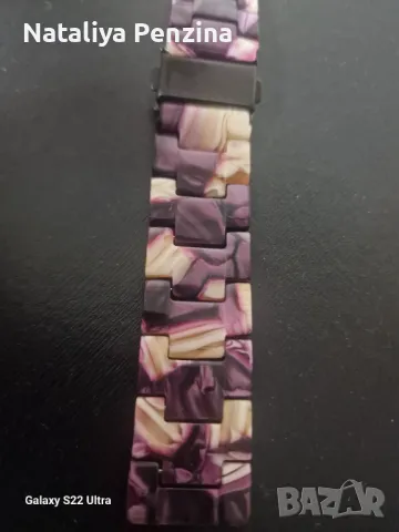 Резервни модни ежедневни каишки за смарт часовник за мъже и жени, 20мм, снимка 4 - Каишки за часовници - 48485307