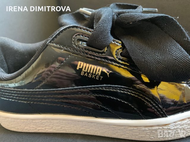 Puma basket 38,5 black, снимка 1 - Маратонки - 29718928