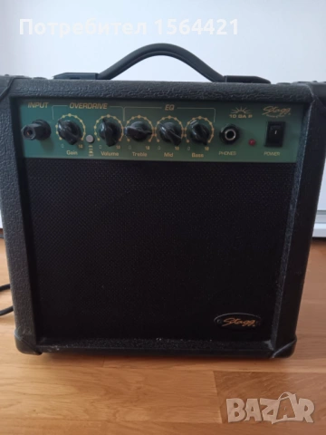 Усилвател STAGG 10GA, музикално кубе за китара, снимка 6 - Ресийвъри, усилватели, смесителни пултове - 53185879