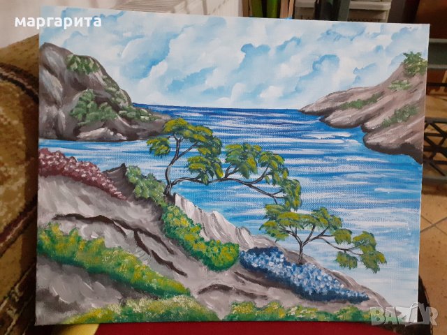 авторска картина акрилни бои