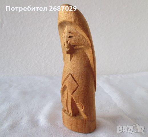 Дървена фигура, дърворезба, човек, палач, снимка 10 - Статуетки - 31999420