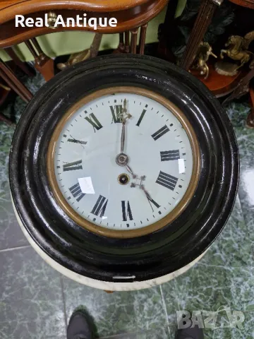 Рядък антикварен колекционерски френски стенен часовник , снимка 2 - Антикварни и старинни предмети - 50023684
