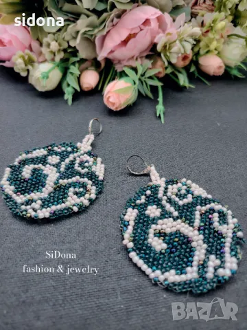 Обеци с мъниста SiDona III, снимка 5 - Обеци - 38012284