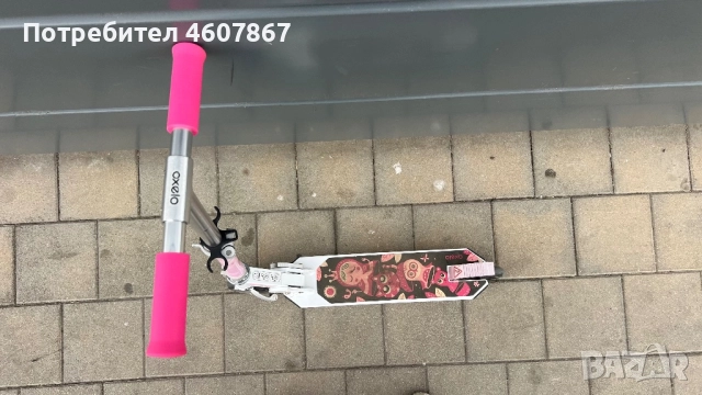 Oxelo розова тротинетка за момичета, снимка 8 - Други спортове - 51871448