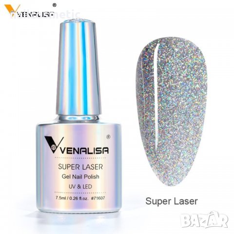 VENALISA SUPER LASER UV&LED ГЕЛ ЛАК С ЛАЗЕР ЕФЕКТ, снимка 3 - Продукти за маникюр - 34376102