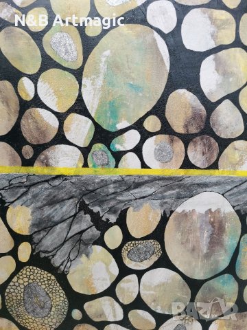 Абстрактна Картина , снимка 3 - Картини - 42100653