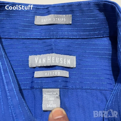 Мъжка Риза Van Heusen Размер L, снимка 3 - Ризи - 53905916