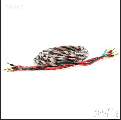 Стерео кабели за тонколони Black Rhodium Encore BiWire+Bi amping 2x3m. Made in UK, снимка 6 - Тонколони - 51067869