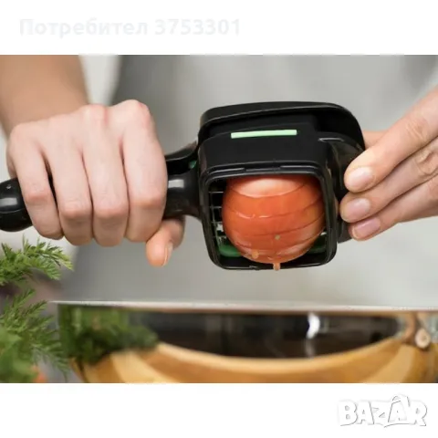 Мултифункционално ренде за плодове и зеленчуци 5 в 1 Genius Nicer Dicer, снимка 4 - Аксесоари за кухня - 48911673