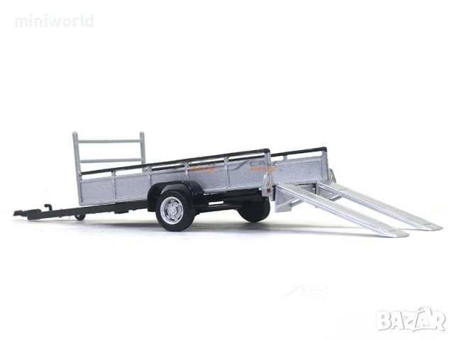 Auto Transporter trailer ремарке за кола - мащаб 1:43 на Cararama моделът е нов в кутия, снимка 4 - Колекции - 36642304