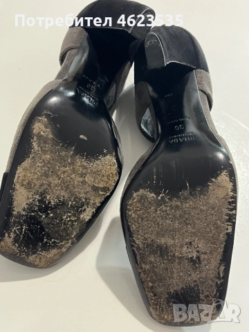 Prada оригинални обувки 36 номер, снимка 7 - Дамски ежедневни обувки - 52103924