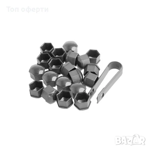 Капачки за болтове на джантите PA25 20 БРК-Т Графит, хром, черни, снимка 10 - Аксесоари и консумативи - 48783872