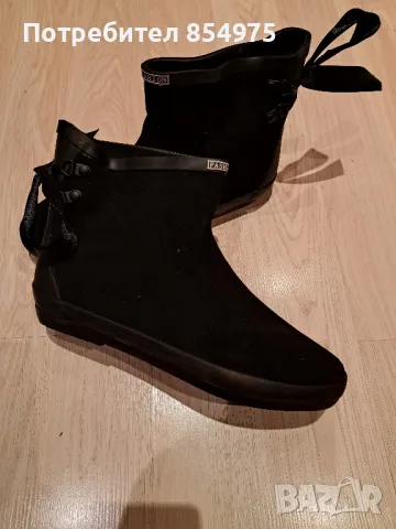 дамски боти от естествен велур 