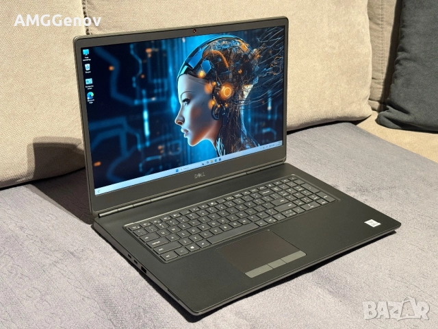 17.3’FHD IPS/RTX 4000 8GB/Dell Precision 7750/i7-10750H/32GB/512GB, снимка 3 - Лаптопи за работа - 52295509