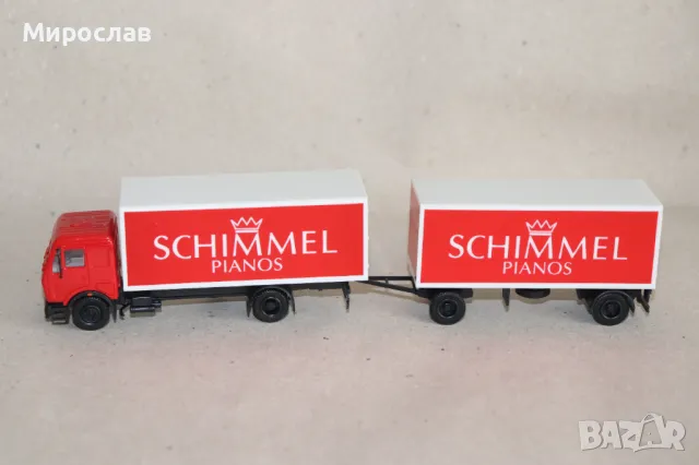 HERPA 1:87 H0 MERCEDES BENZ КАМИОН TIR МОДЕЛ КОЛИЧКА