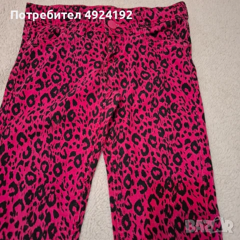 Детски панталон с розов принт, снимка 2 - Детски панталони и дънки - 56120931