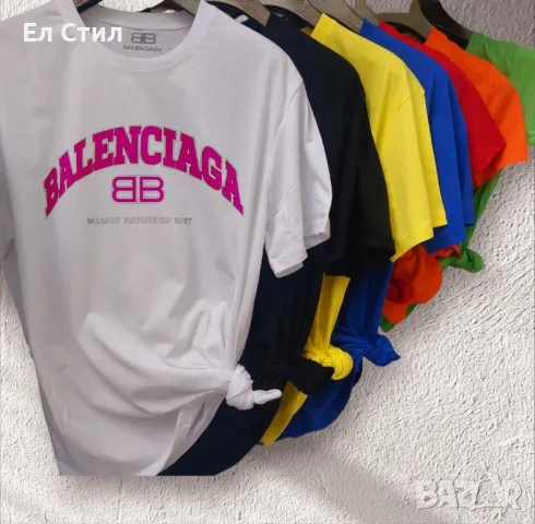 ⭐️Дамски тениски памук.Цена 27.00лв.Права кройка.Лого DTF печат, не се напуква., снимка 4 - Тениски - 48918068