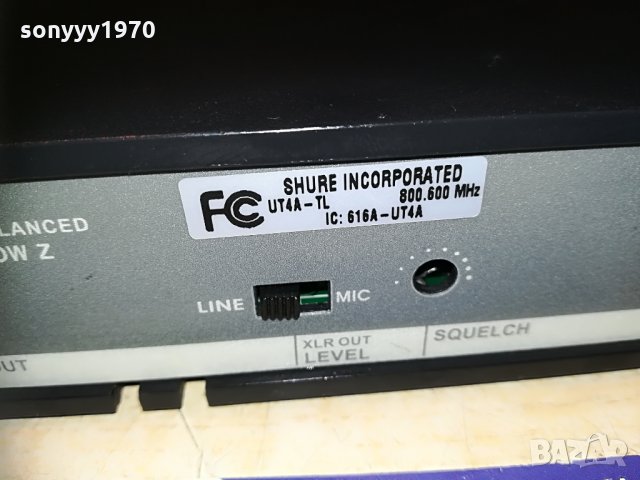 shure ut4a-tl , снимка 12 - Микрофони - 30033299