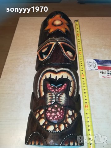 Маска от дърво за стена-кукер 3112201024, снимка 13 - Колекции - 31265234