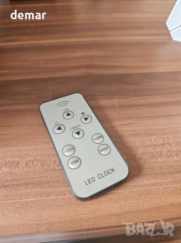 COVERY Цифров стенен часовник - 3D LED с аларма, дистанционно, снимка 10 - Стенни часовници - 42088589