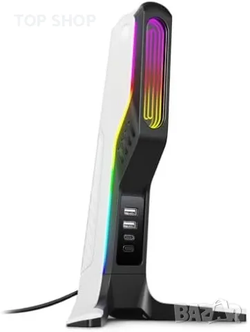 Нова Мултифункционална Поставка за Слушалки с RGB Осветление, снимка 3 - Слушалки и портативни колонки - 49444803