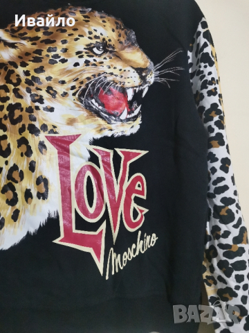 Love Moschino Jaguar Sweatshirt. , снимка 2 - Блузи с дълъг ръкав и пуловери - 44649657