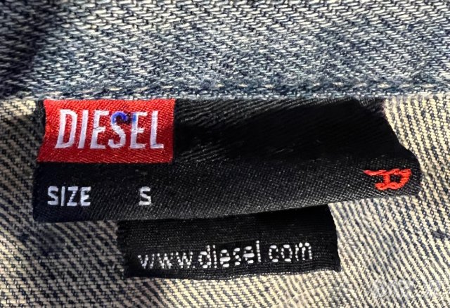 Оригинално дамско дънково яке- сафари на Diesel, снимка 6 - Якета - 38242024
