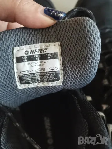 Мъжки обувки боти Hi-Tec Hapiter Mid WaterProof
 43 номер
, снимка 9 - Мъжки боти - 49537003