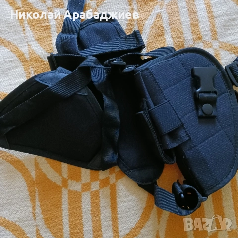 Продавам комбиниран през рамене кобур за носене през рамо на късоцевно оръжие. , снимка 3 - Бойно оръжие - 53882788