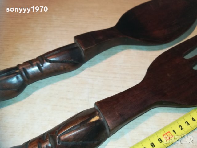 ГОЛЯМИ НОЖ И ВИЛИЦА 50см 2202212036, снимка 11 - Колекции - 31916243
