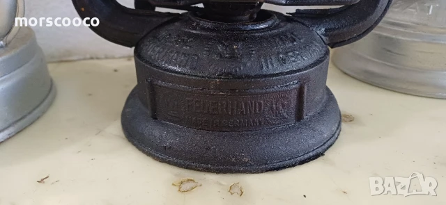 Стари немски газени фенери , снимка 5 - Антикварни и старинни предмети - 50802687