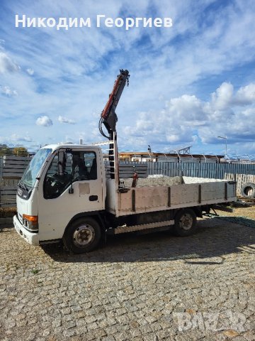 Isuzu с кран, снимка 13 - Бусове и автобуси - 40771642
