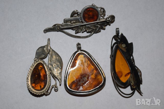 Сребро и кехлибар, снимка 4 - Други - 42378031