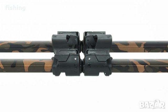 Промо Шаранска стойка за 3 въдици FOX Horizon Duo CAMO 3 Rod Pod , снимка 6 - Екипировка - 31568256